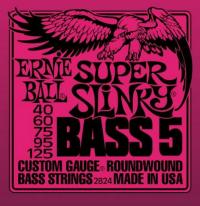 Струны для 5-ти струнной бас гитары ERNIE BALL 2824 Super Round Wound