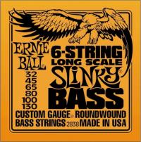 Струны для 6-ти струнной бас гитары ERNIE BALL 2838 Super