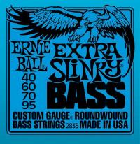 Струны для 4-х струнной бас гитары ERNIE BALL 2835 Extra