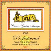 Струны для классической гитары La Bella 500P Recording Concert