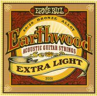 Струны для акустической гитары ERNIE BALL 2006 Earthwood® 80/20 Bronze