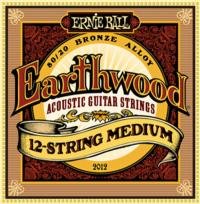 Струны для12-ти струнной акустической гитары ERNIE BALL 2012