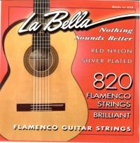 Струны для классической гитары La Bella 820 Flamenco