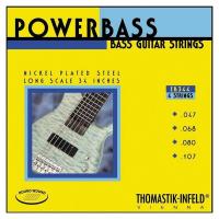 Струны для 4-струнной бас-гитары Thomastik EB344 Power Bass