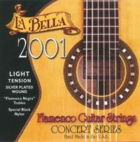 Струны для классической гитары La Bella 2001 Flamenco Light