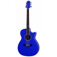Гитара электроакустическая синяя CRAFTER QT/PUR купить в Москве
