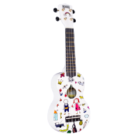 Гитара гавайская Укулеле MAHALO UART-AM сопрано белый с рисунком