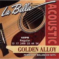 Струны для акустической гитары La Bella 40PR