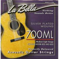 Струны для акустической гитары La Bella 700 ML